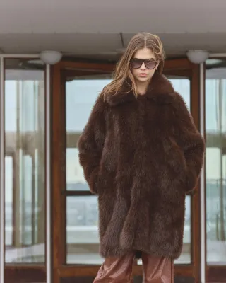 Aiko Furry Coat LONG