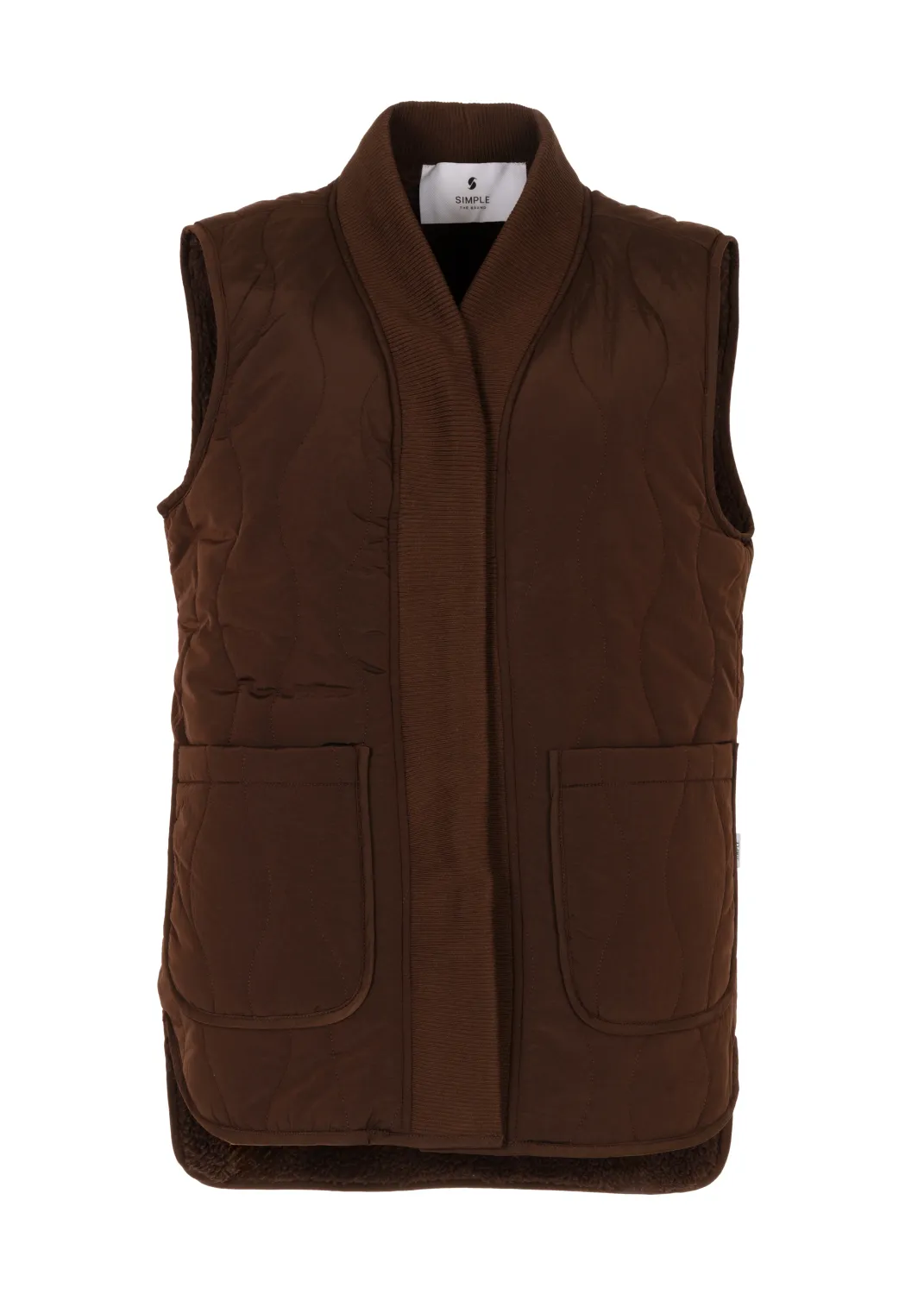 Aluna body warmer reversible