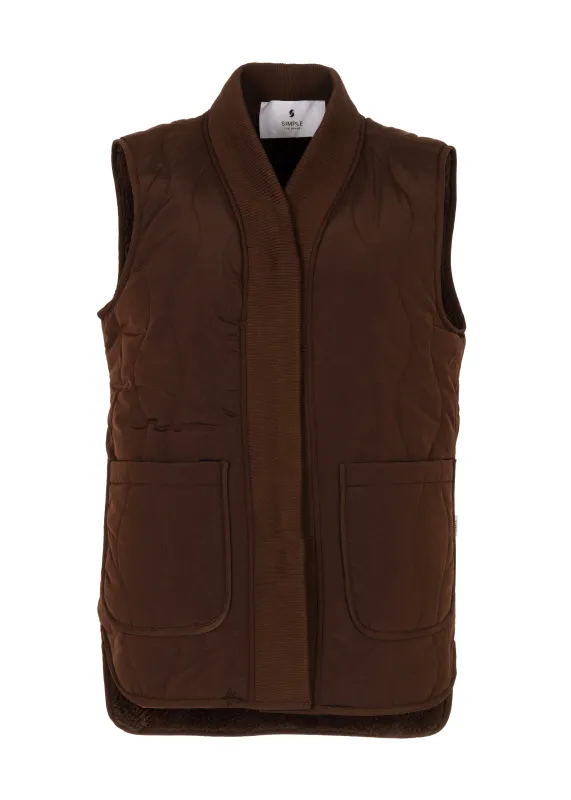 Aluna body warmer reversible