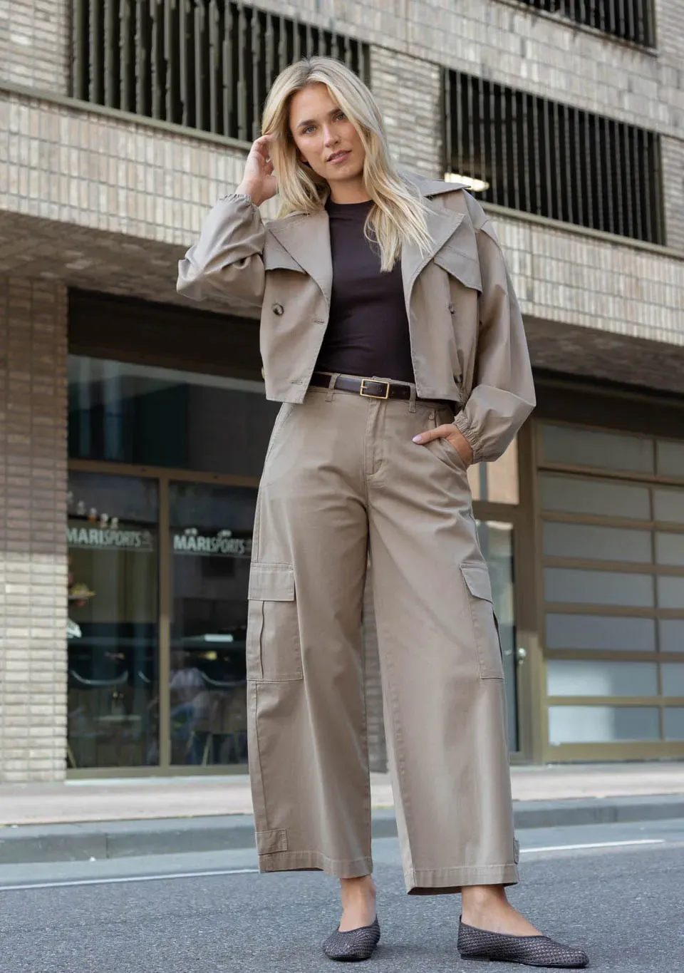 Lina Cargo Jeans / Pantalon