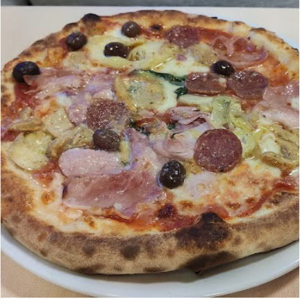 Pizza Mitica , Capricciosa , o 4 Stagioni