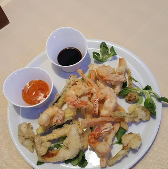 Fritto di pesce in tempura