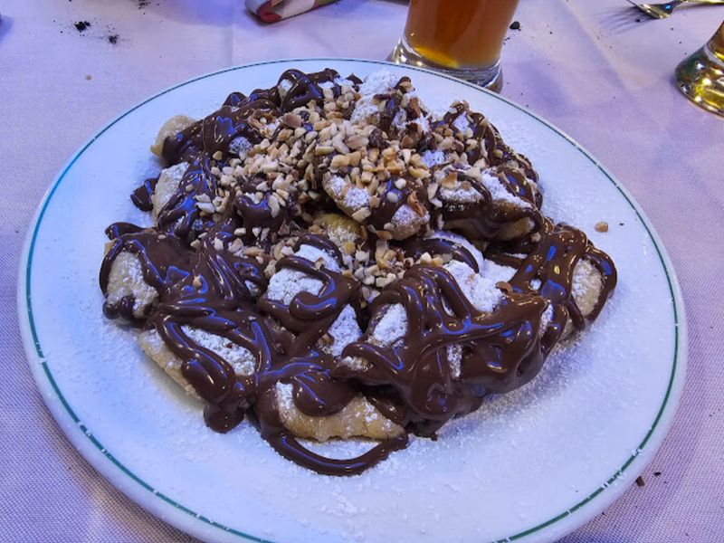 Chiacchiere alla nutella