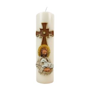 Lamb of God Home Paschal Candle 11.5&quot; x 3&quot;