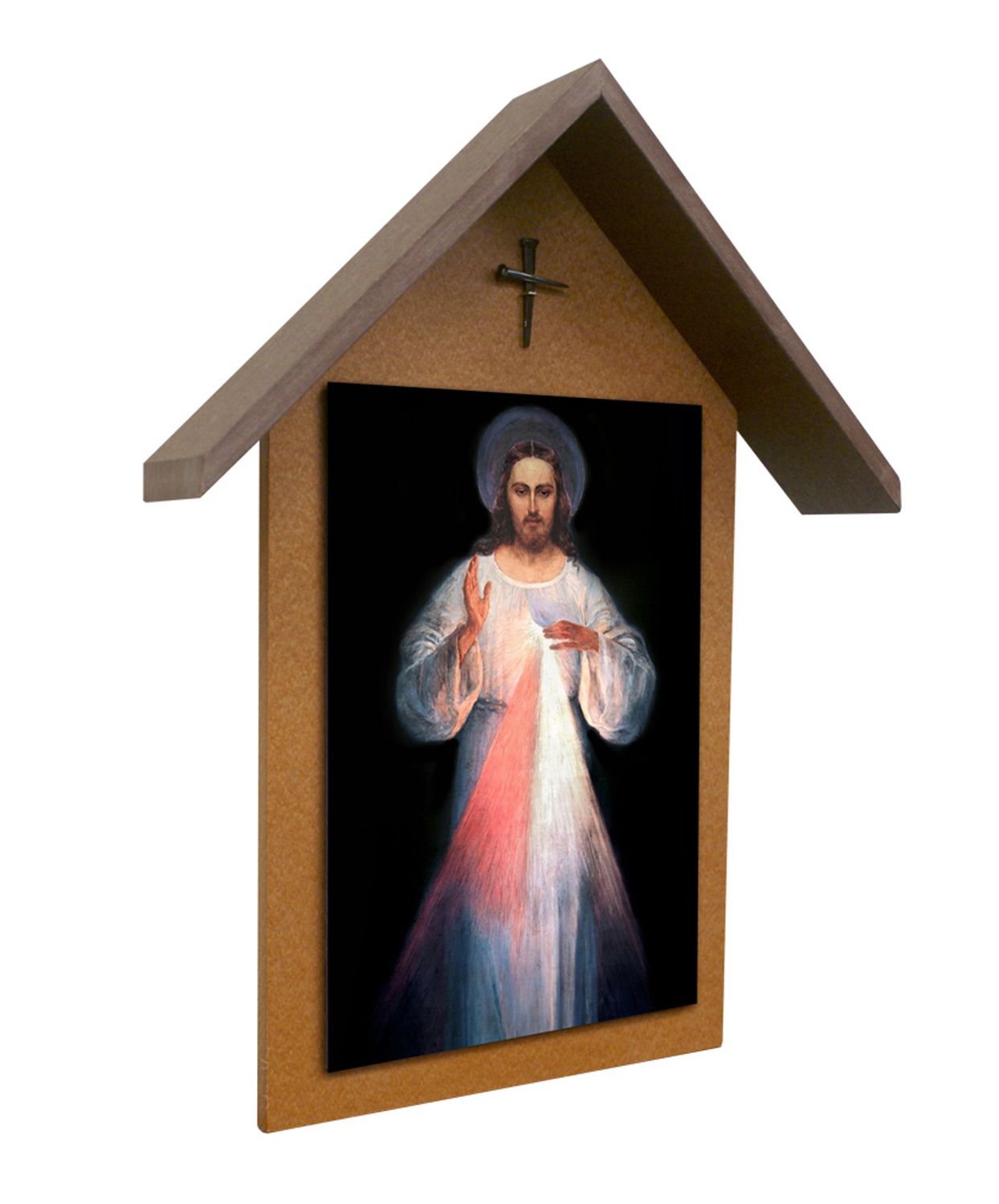 Vilnius Divine Mercy Wood Outdoor Shrine ~