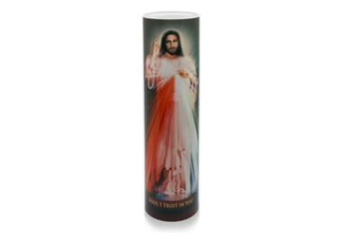 LED Prayer Candle  - Divine Mercy