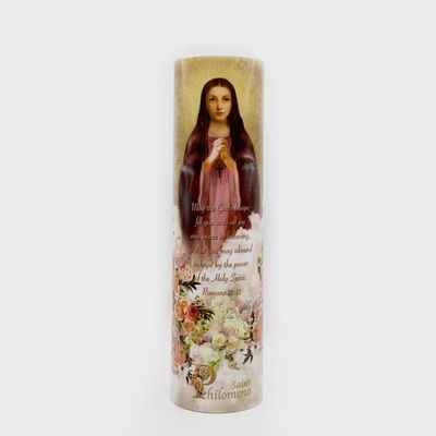 LED Candle  - Saint Philomena