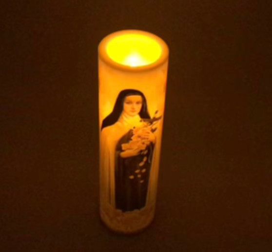 LED Candle - St Therese