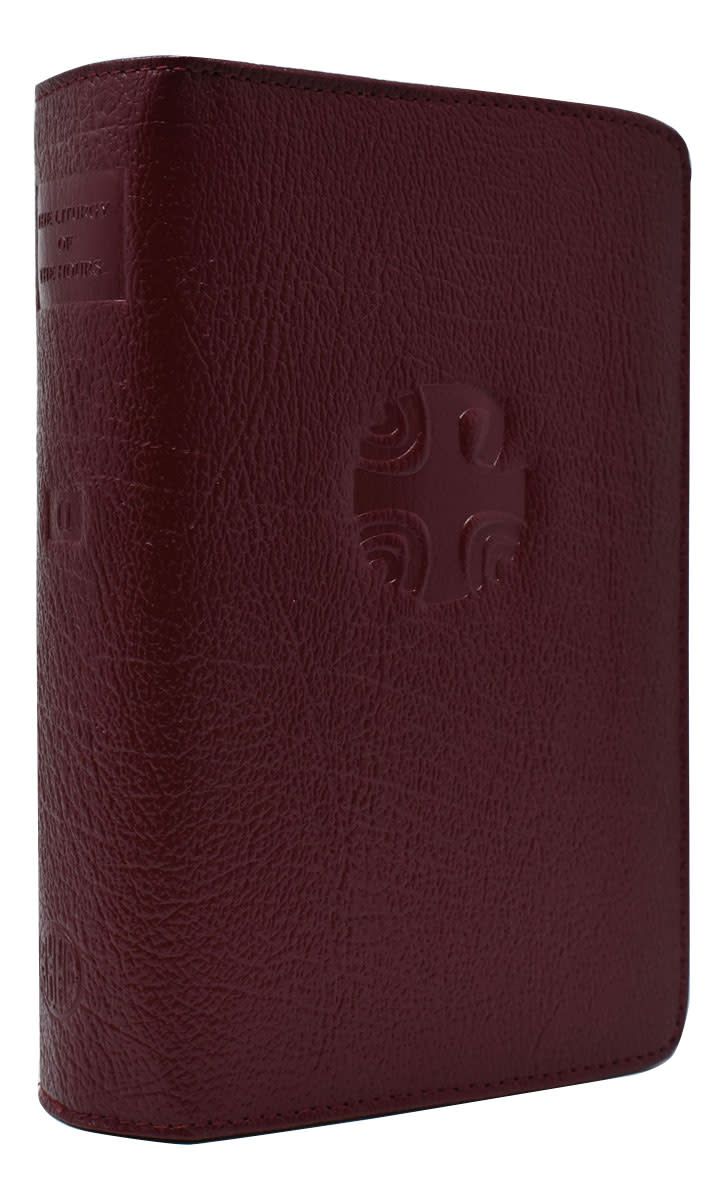 Liturgy of the Hours, Vol II Red Leather Zipper Cover