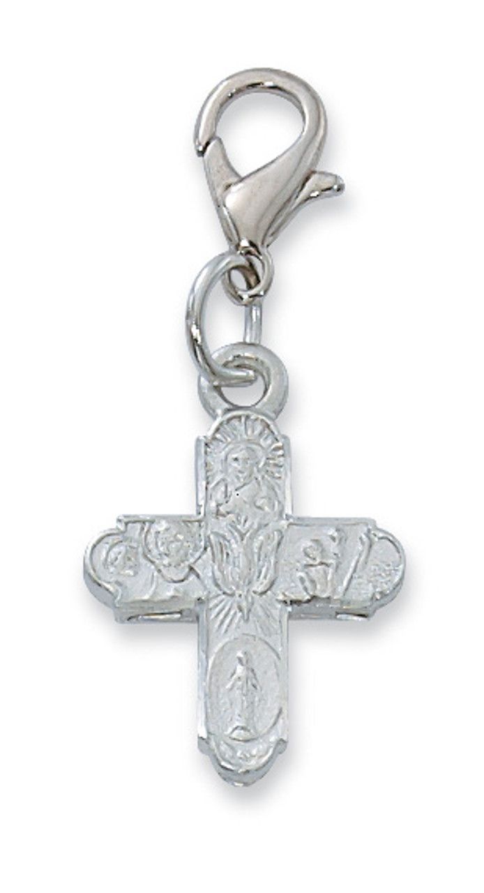 4 Way Cross Clipable Charm