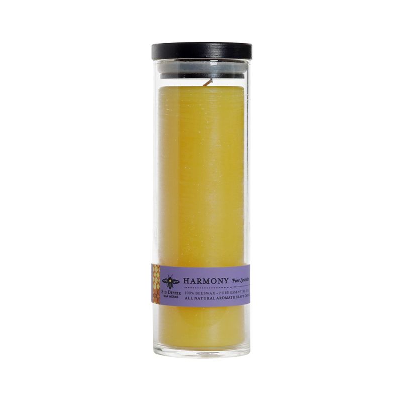 Beeswax Aromatherapy Sanctuary Candle in Glass - Harmony (Pure Lavender)
