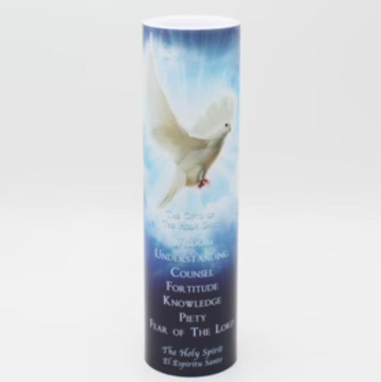 LED Prayer Candle - Seven gifts of the Holy Spirit