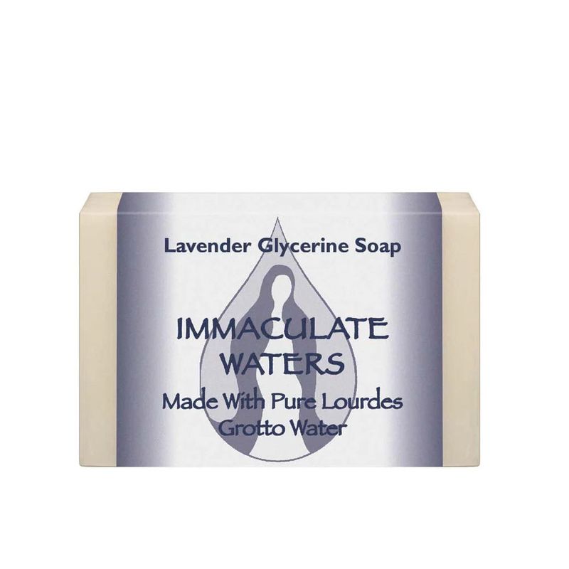 Bar Soap - Natural Lavender made w/ Pure Lourdes Grotto Water