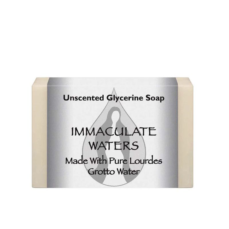 Bar Soap - Unscented made w/ Pure Lourdes Grotto Water