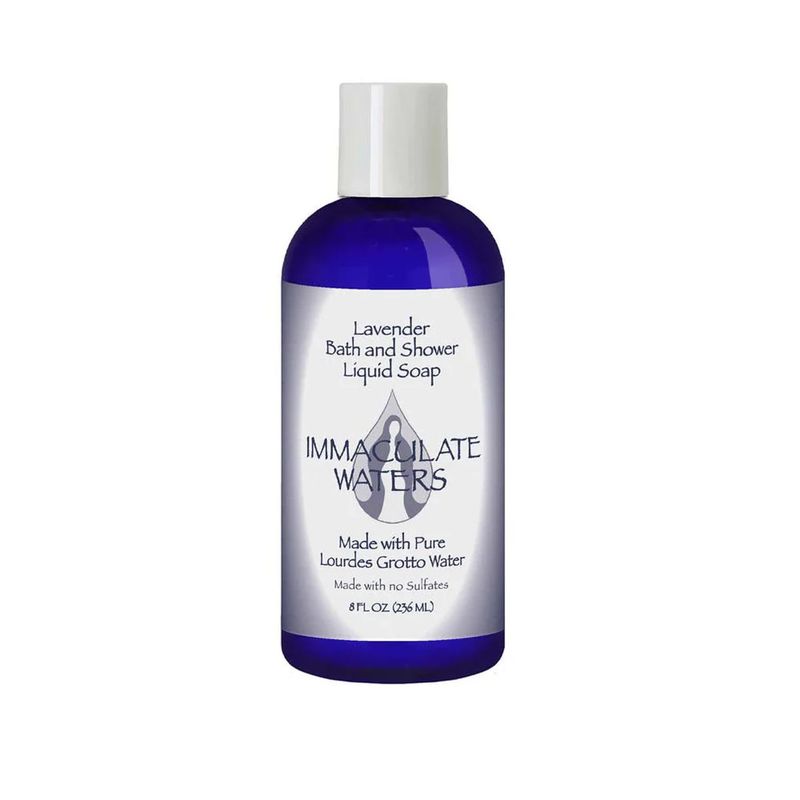 Liquid Soap - Lavender made with Pure Lourdes Grotto Water