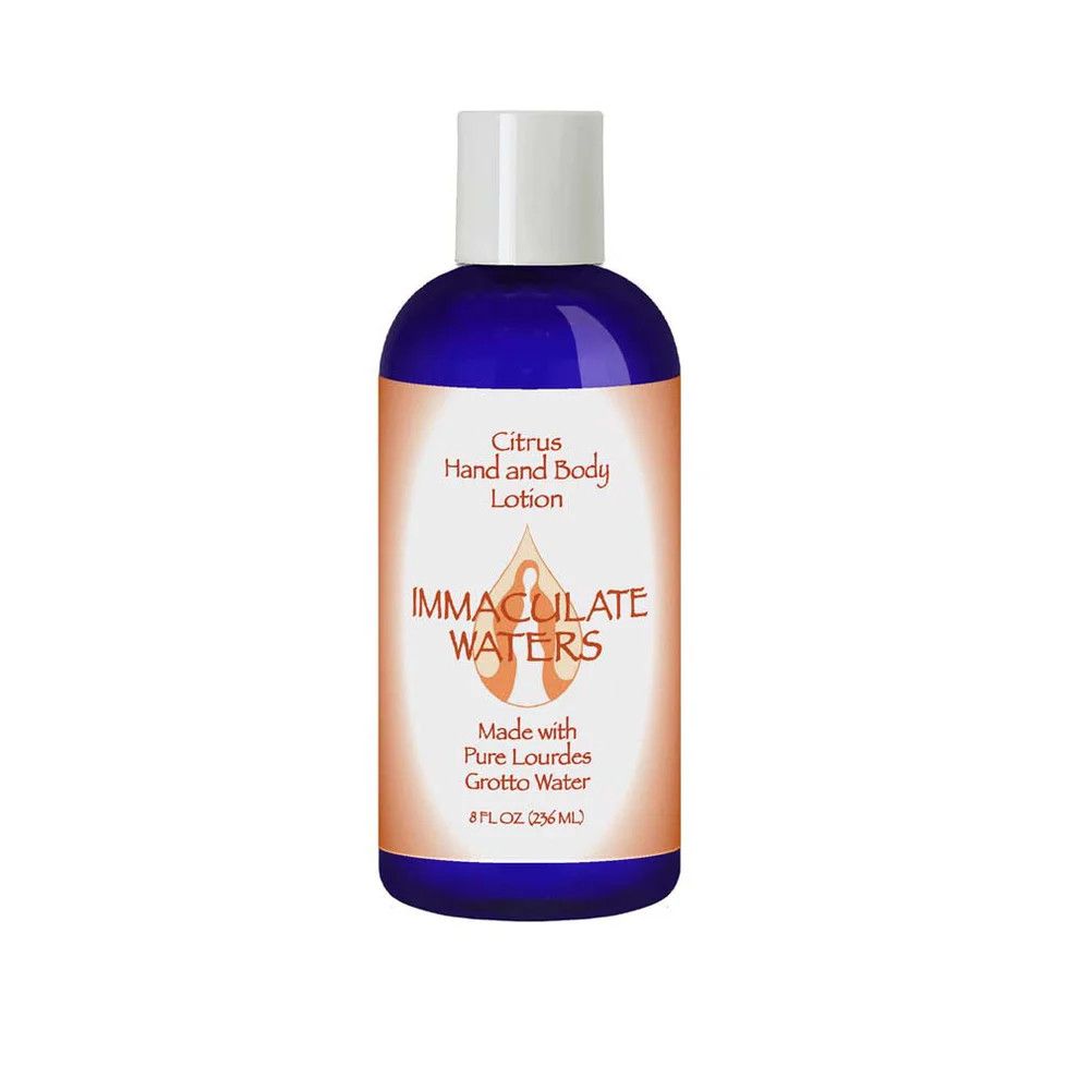 Lotion - Citrus made w/ Pure Lourdes Grotto Water