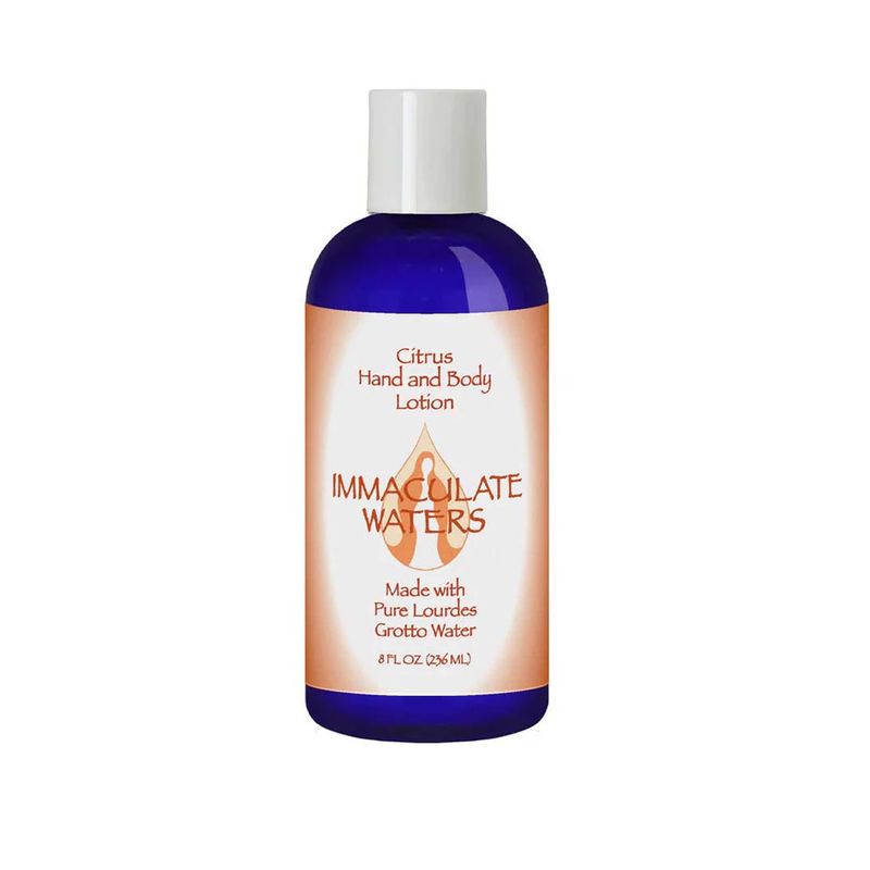 Lotion - Citrus made w/ Pure Lourdes Grotto Water