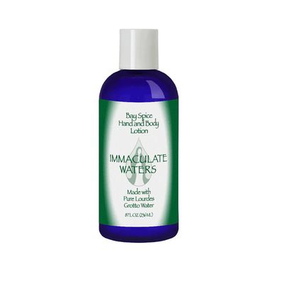 Lotion - Bay Spice made w/ Pure Lourdes Grotto Water