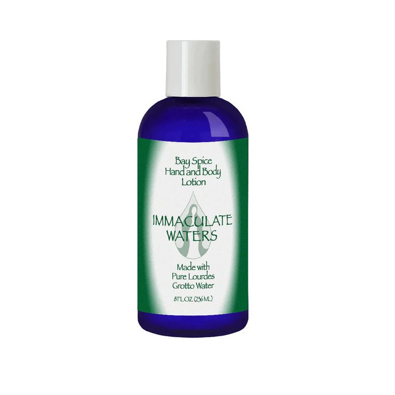 Lotion - Bay Spice made w/ Pure Lourdes Grotto Water