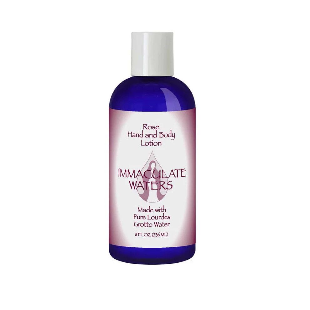 Lotion - Rose made w/ Pure Lourdes Grotto Water