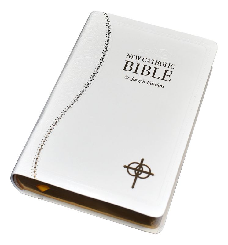 New Catholic Bible, White Dura-lux, Marriage Wedding edition