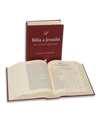 Biblia De Jerusalen Letra Grande- out of stock indefinitely from Scepter