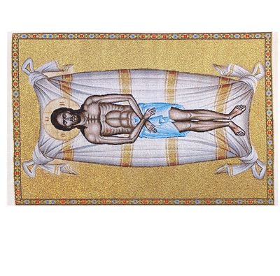 Shroud Byzantine Tapestry Epitaphios Threnos - Plaschanitsa