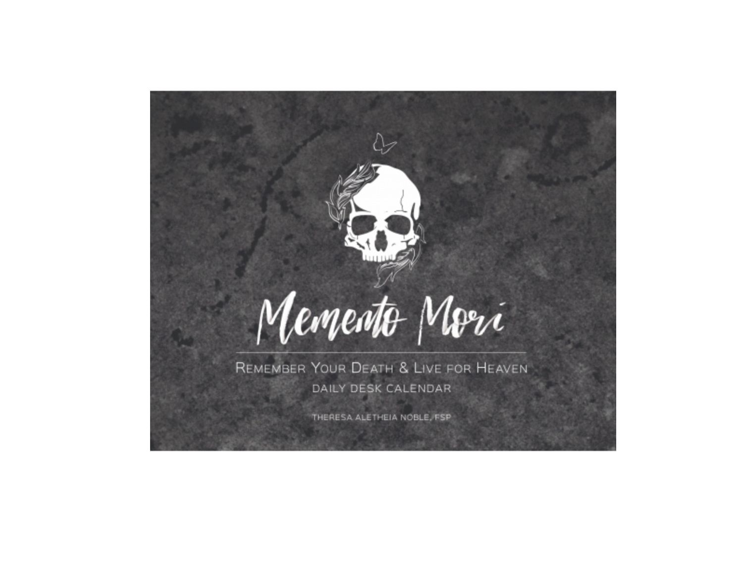 Memento Mori Daily Desk Calendar