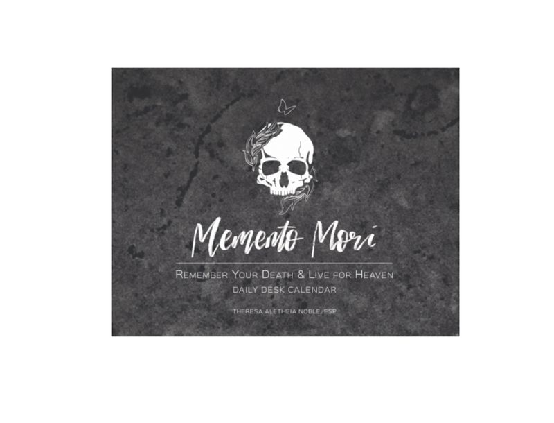 Memento Mori Daily Desk Calendar