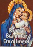 Brown Scapular Enrollment mini trifold