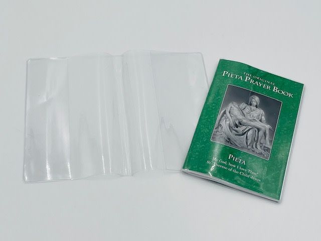 Large Print Pieta Prayerbook Clear Plastic Cover