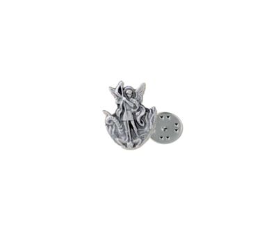 St Michael Lapel Pin - Silver-tone