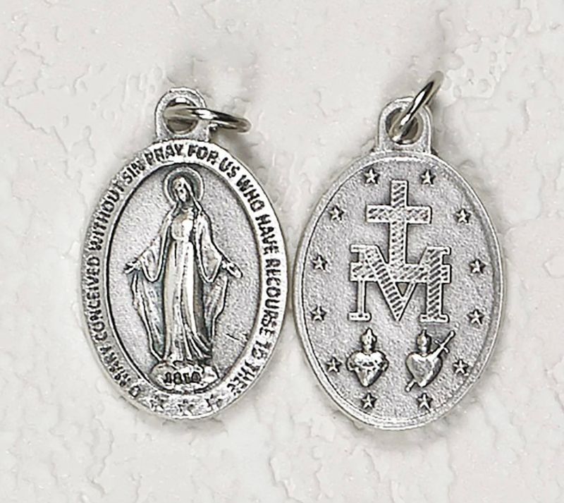 Miraculous Medal 1&quot; Double Sided