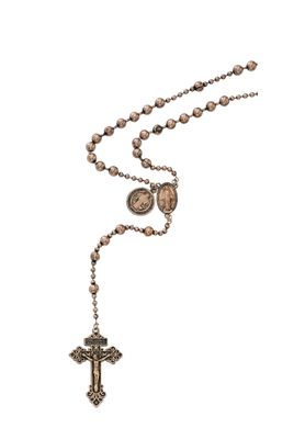 Copper Plated St Benedict Rosary