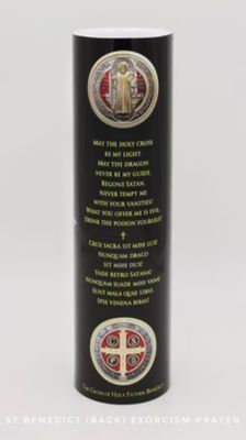 LED Candle - St Benedict