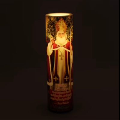 LED Candle - St Nicholas