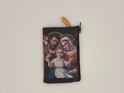 Holy Family Rosary Pouch