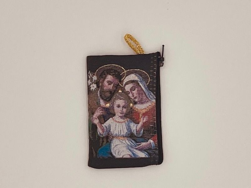 Holy Family Rosary Pouch