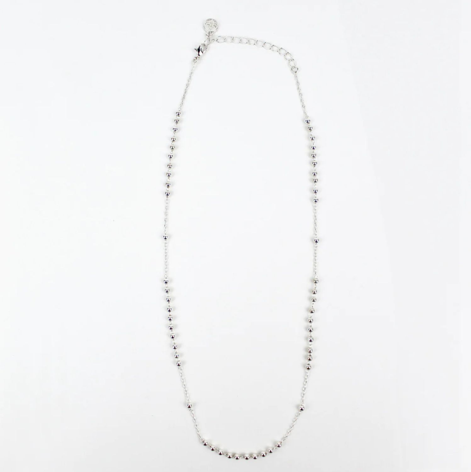 Stainless Steel Rosary Bead Necklace