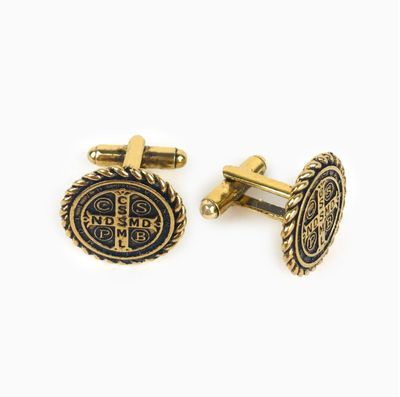 Benedictine Cuff Links gold-tone