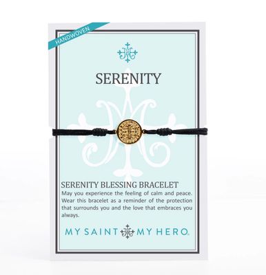Serenity Benedictine Bracelet - black/gold-tone