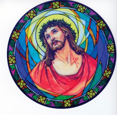 Ecce Homo Static Sticker / Window Cling