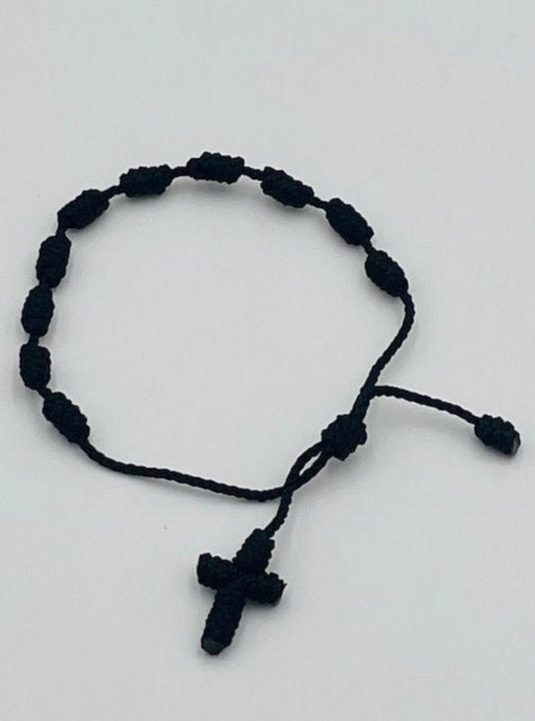 Corded Rosary Bracelet with Slipknot