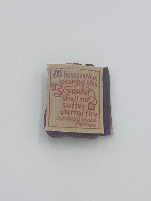 Brown Scapular with brown cord