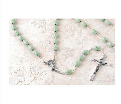 Luminous Rosary with Silver-tone Crucifix and Center