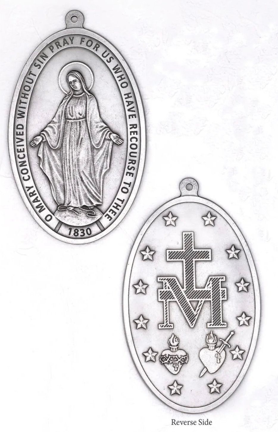 Medal- Miraculous large 3.5&quot;