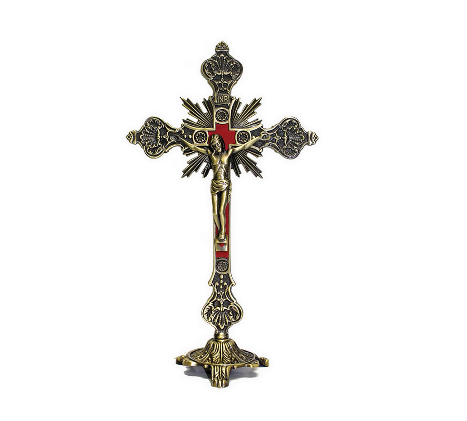 Bronze Standing Crucifix 9&quot; (2 pcs)