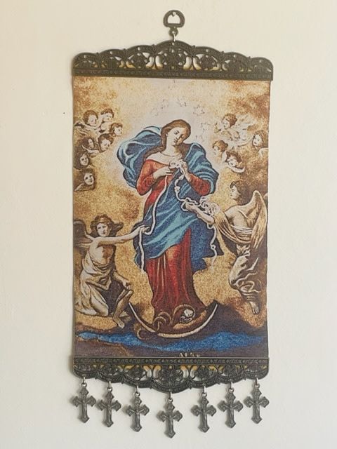 Our Lady Undoer of Knots Hanging Tapestry