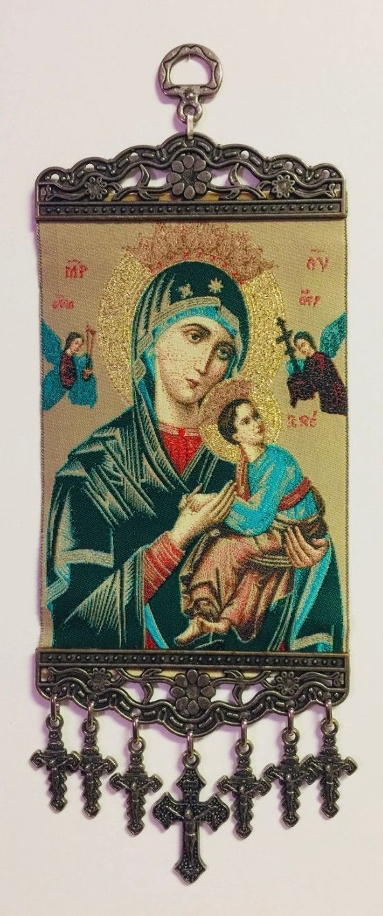 Our Lady of Perpetual Help Hanging Tapestry