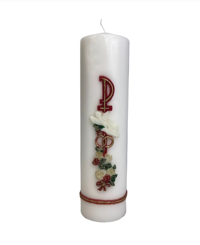 Marriage Pillar Unity Candle - Eternal Love